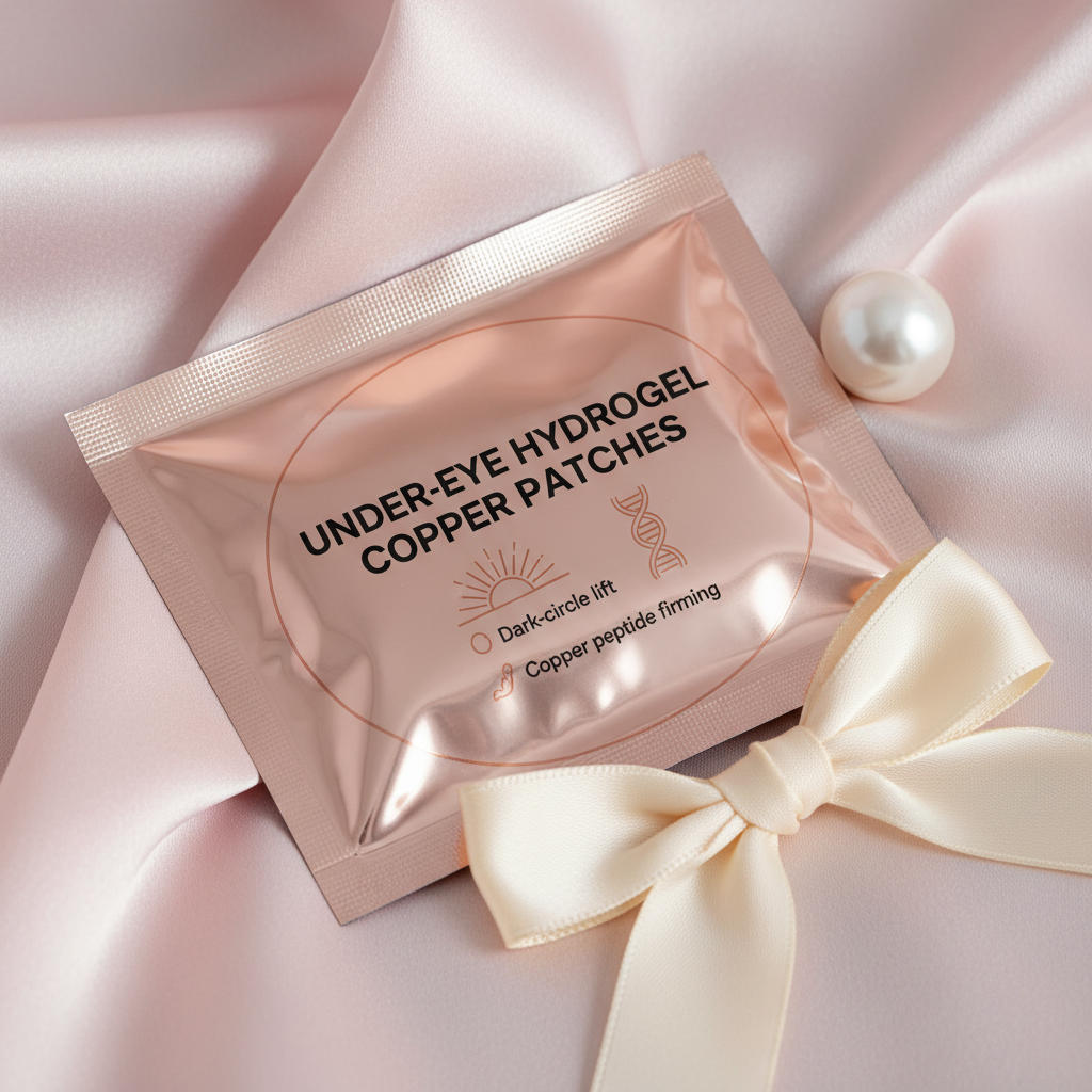 Under-Eye Hydrogel Copper Patches – Pearl & Bow