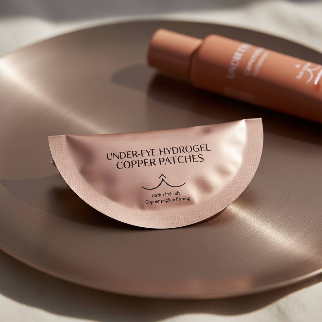 Under-Eye Hydrogel Copper Patches – Bronze Disc
